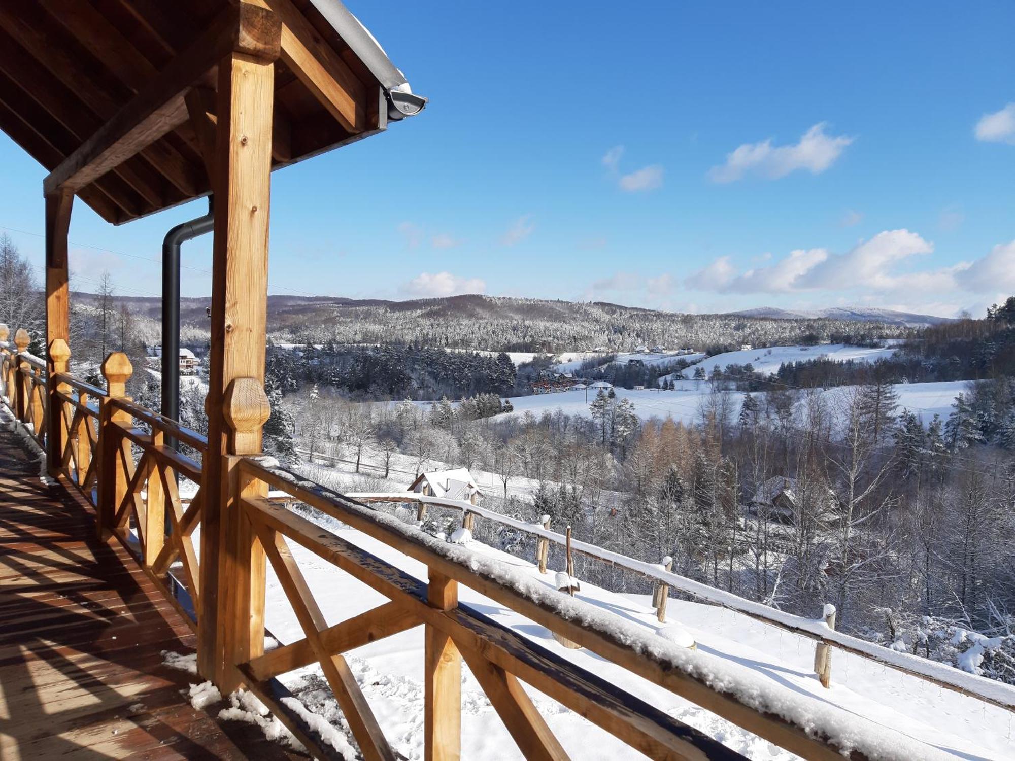 Chata W Bieszczadzie Apartamenty I Domki Z Sauna Bieszczady Polańczyk Exterior foto