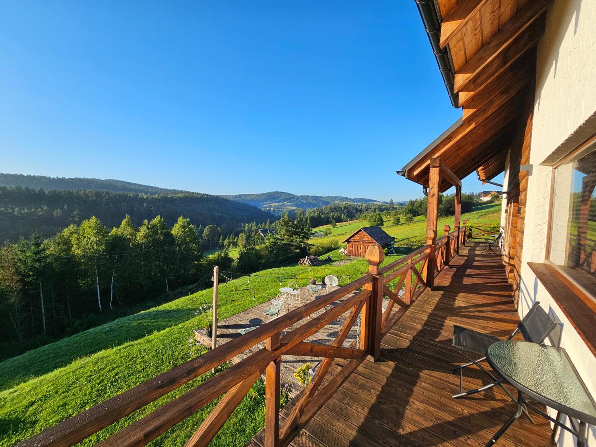 Chata W Bieszczadzie Apartamenty I Domki Z Sauna Bieszczady Polańczyk Exterior foto