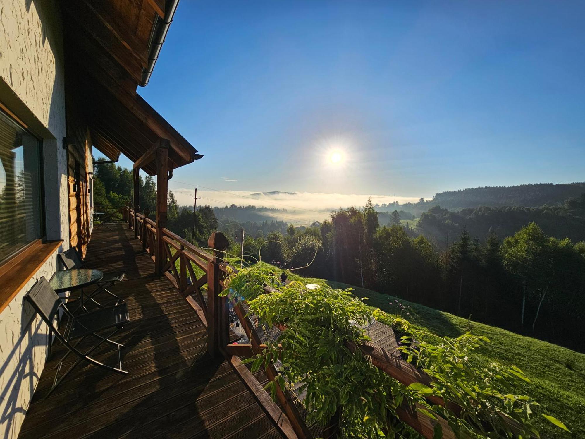 Chata W Bieszczadzie Apartamenty I Domki Z Sauna Bieszczady Polańczyk Exterior foto