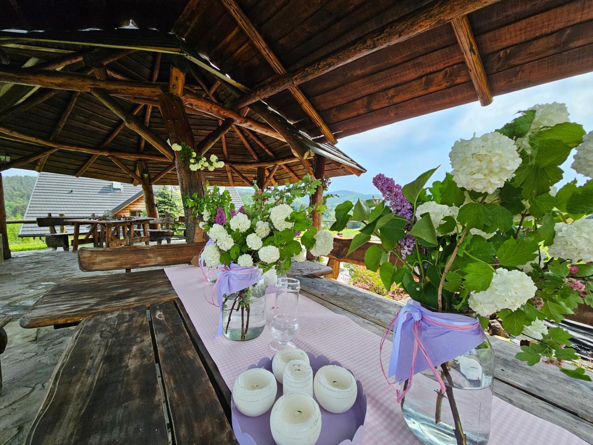 Chata W Bieszczadzie Apartamenty I Domki Z Sauna Bieszczady Polańczyk Exterior foto