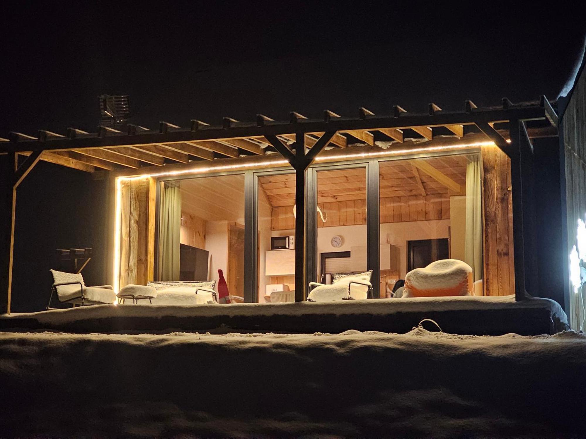 Chata W Bieszczadzie Apartamenty I Domki Z Sauna Bieszczady Polańczyk Exterior foto