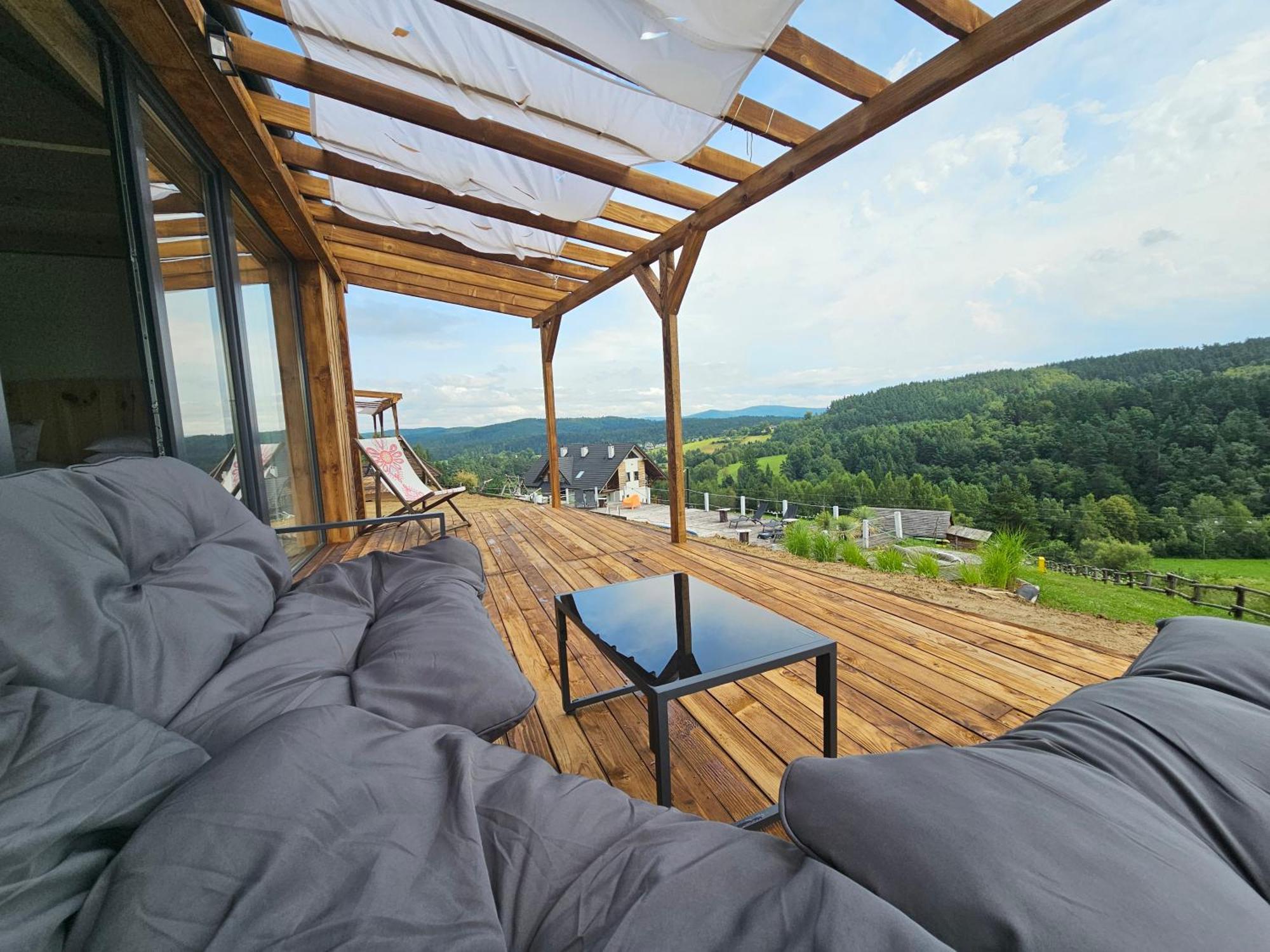 Chata W Bieszczadzie Apartamenty I Domki Z Sauna Bieszczady Polańczyk Exterior foto