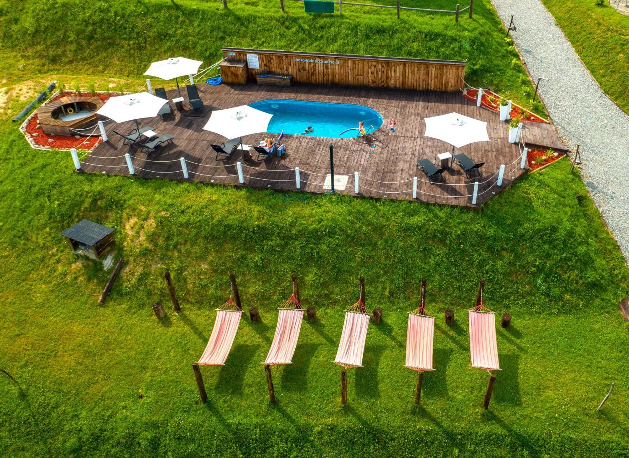 Chata W Bieszczadzie Apartamenty I Domki Z Sauna Bieszczady Polańczyk Exterior foto